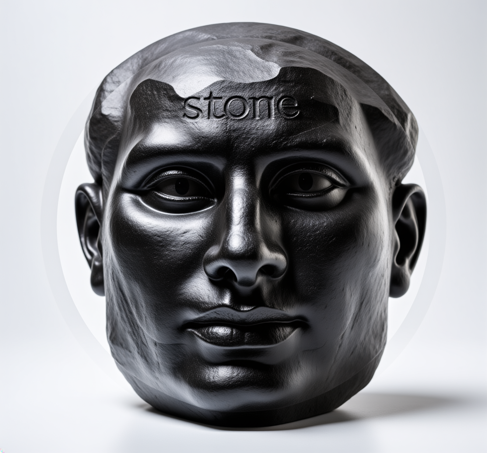 Firefly_black volcanic rock sculpture of 634131 b2M